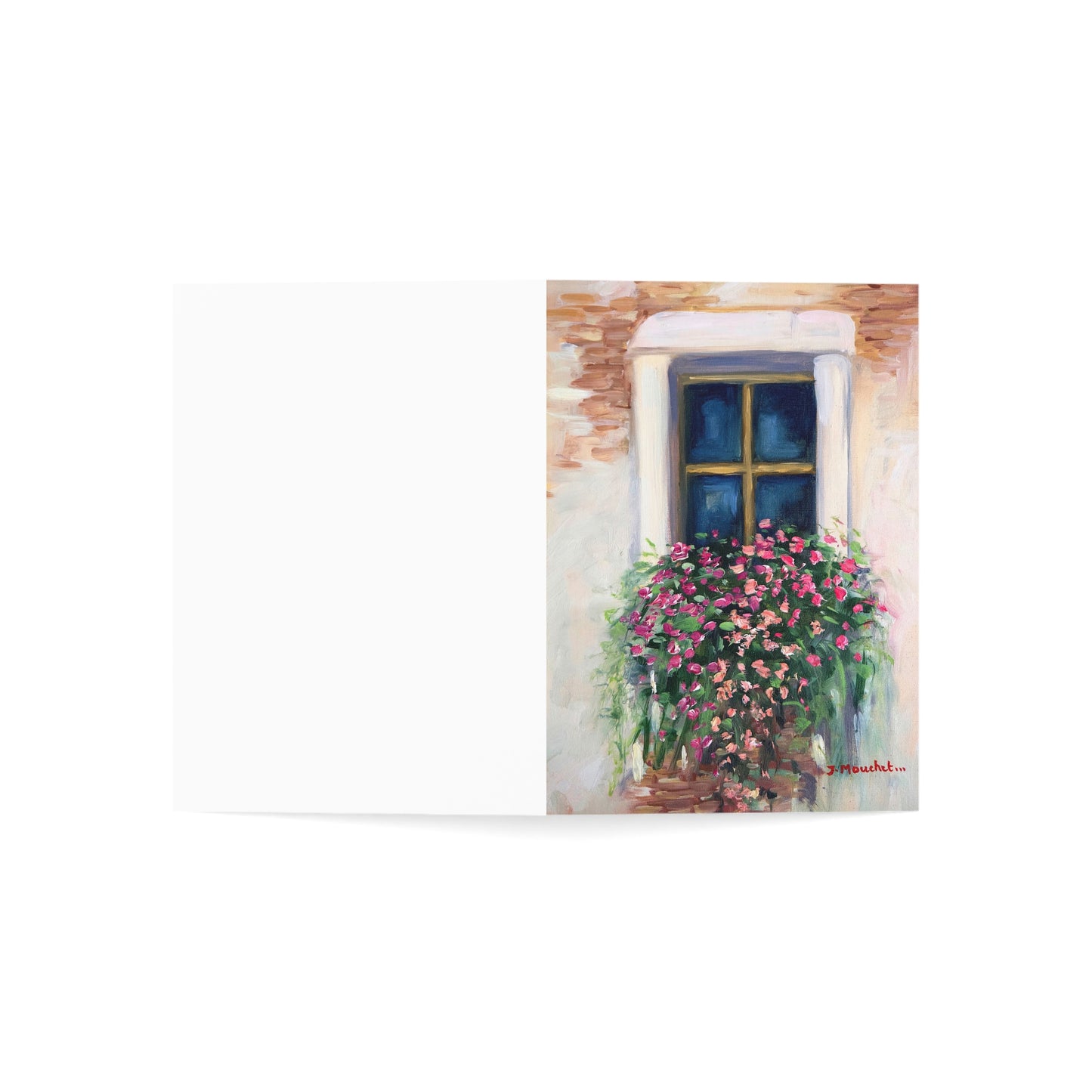 GREETING CARDS (1, 10, 30, and 50pcs) - CHARMING ITALIAN WINDOW