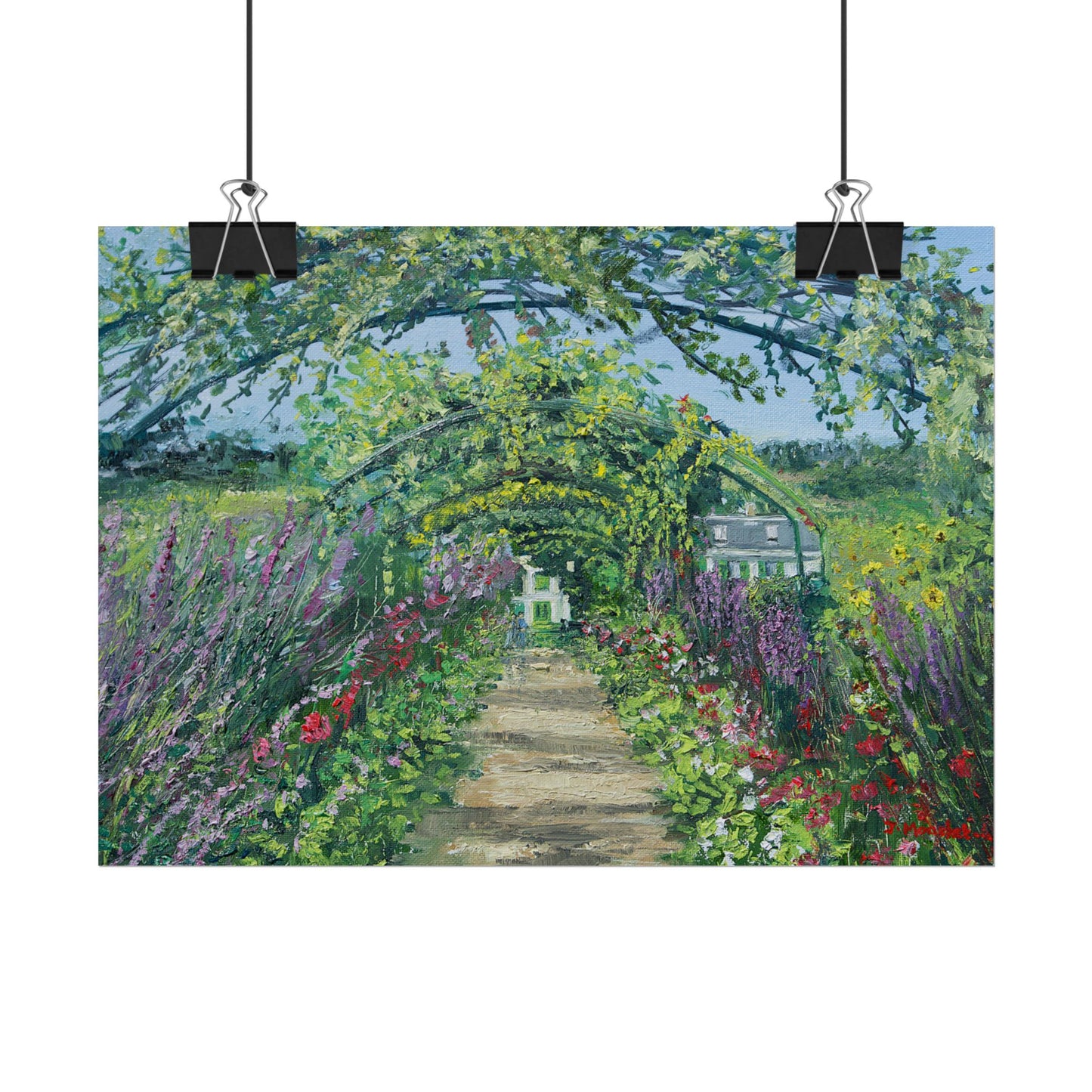 Scenic Garden Rolled Posters - Vibrant Nature Wall Art for Home Décor