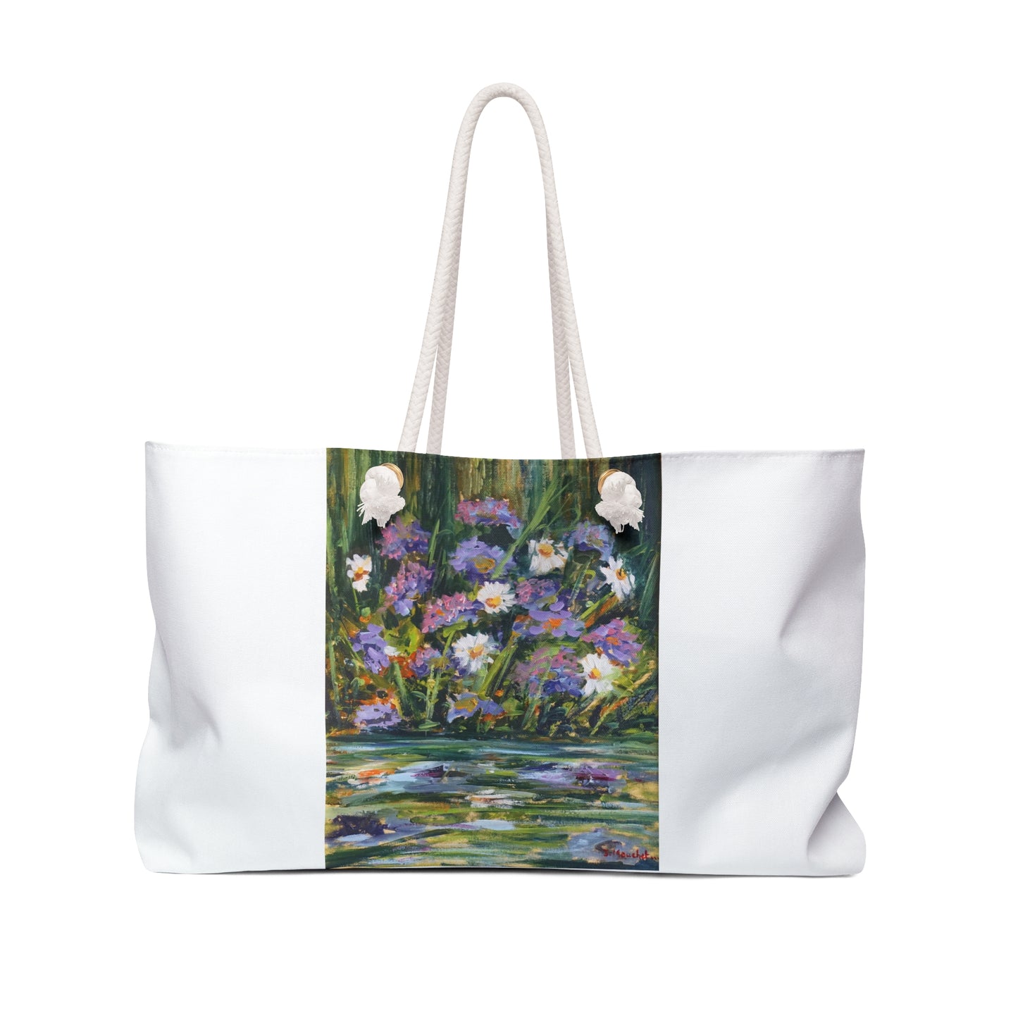 WEEKENDER BAG - WILD FLOWERS BY THE RIVER