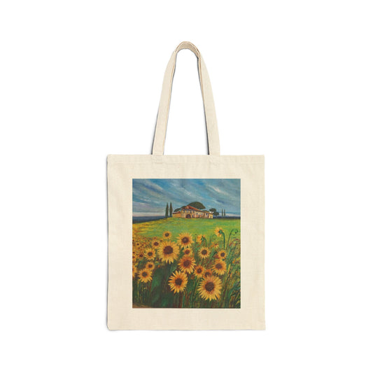 COTTON CANVAS TOTE BAG - PASSING OF TIME