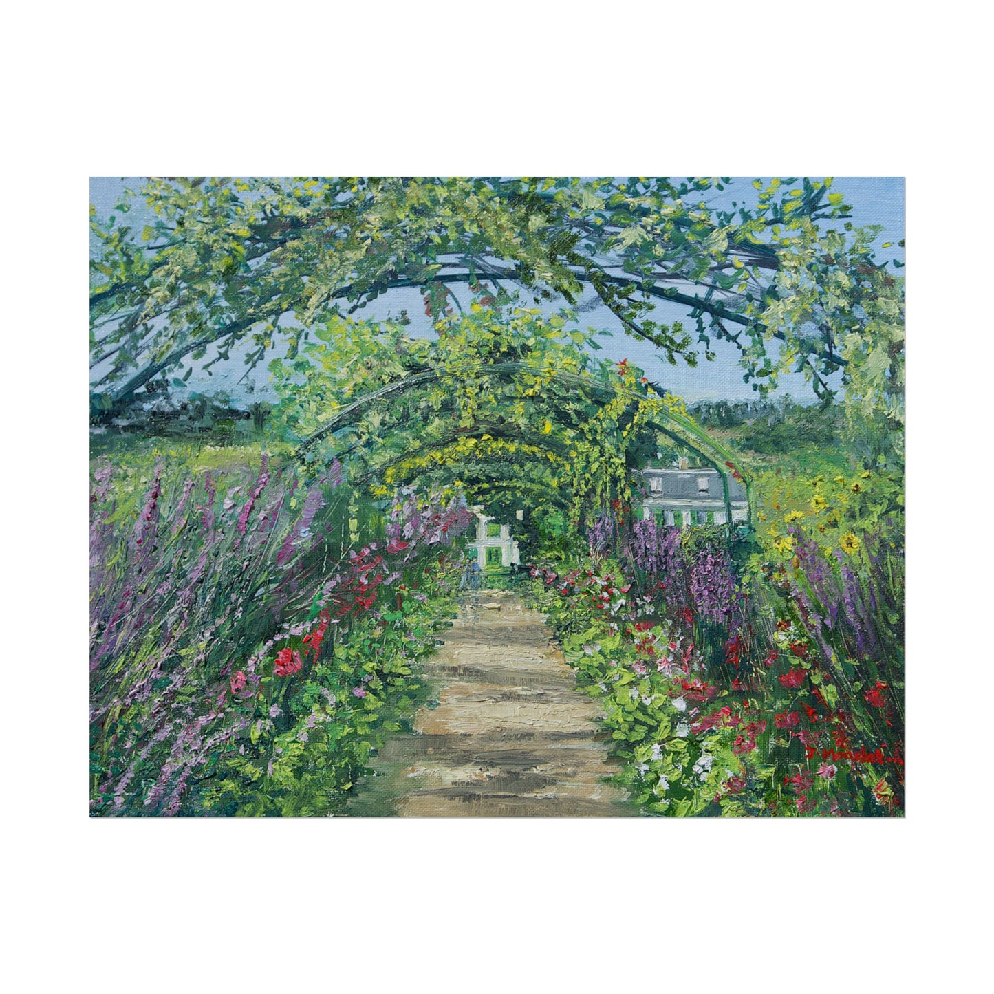 Scenic Garden Rolled Posters - Vibrant Nature Wall Art for Home Décor