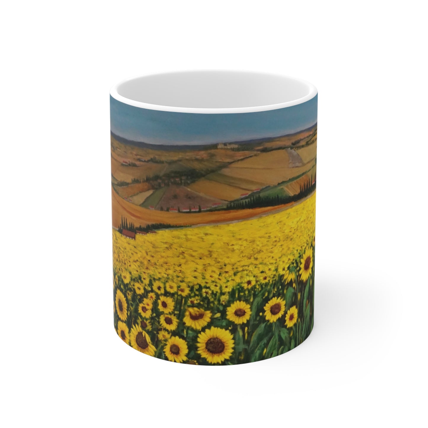 MUG 11oz - SUNFLOWER FIELD OF TUSCANY