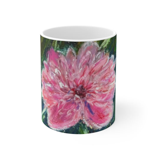 Mug 11oz - PINK BLOSSOM: VIBRANT BLOOM