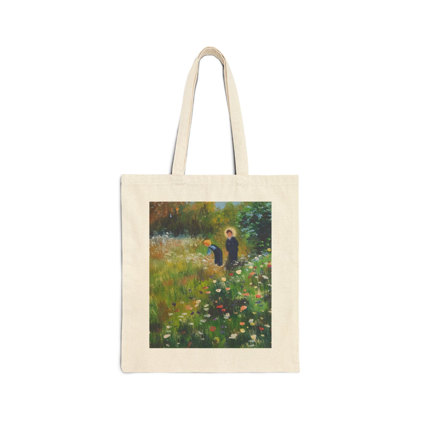 COTTON CANVAS TOTE BAG - HOMAGE TO RENOIR