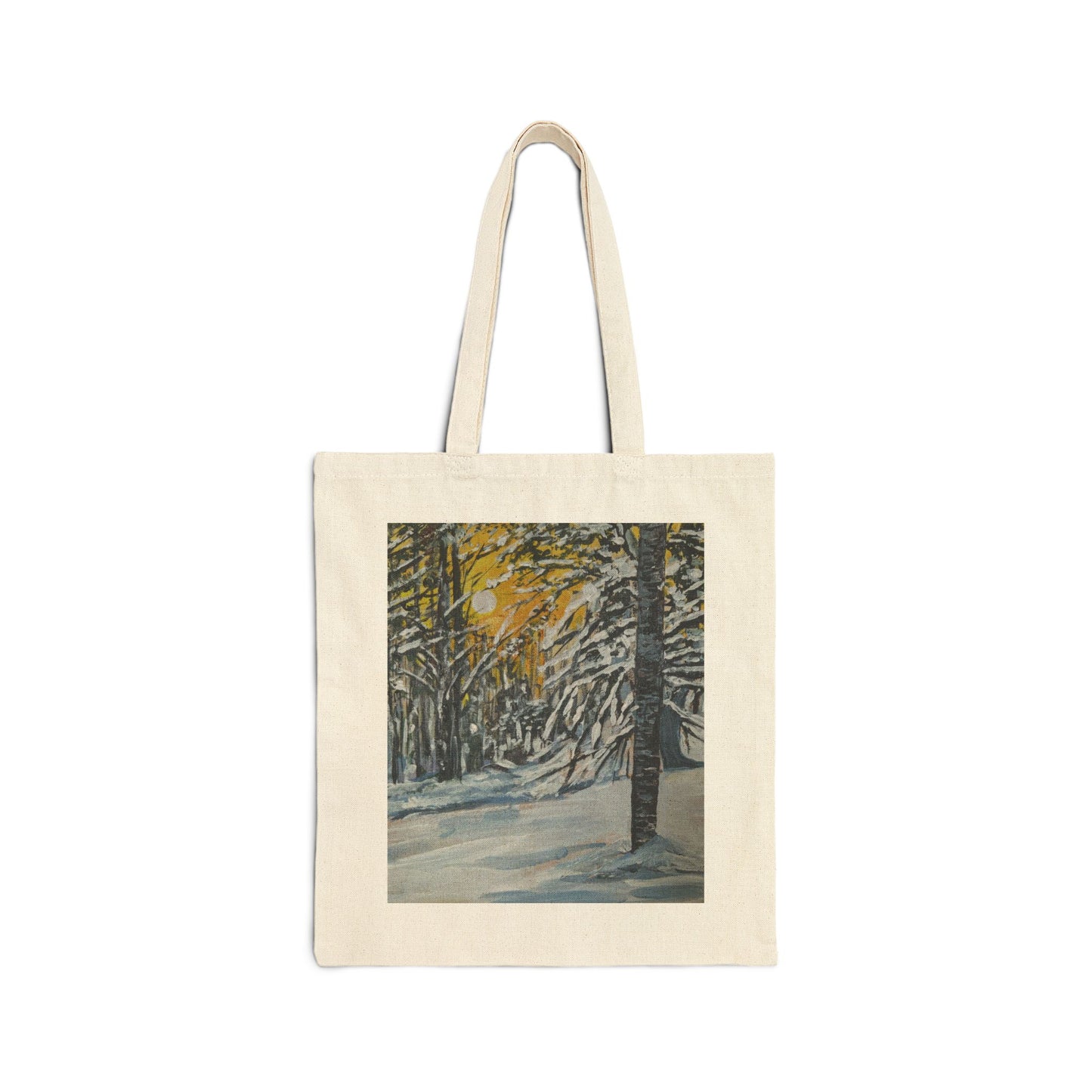 COTTON CANVAS TOTE BAG - FORESTA BIANCA