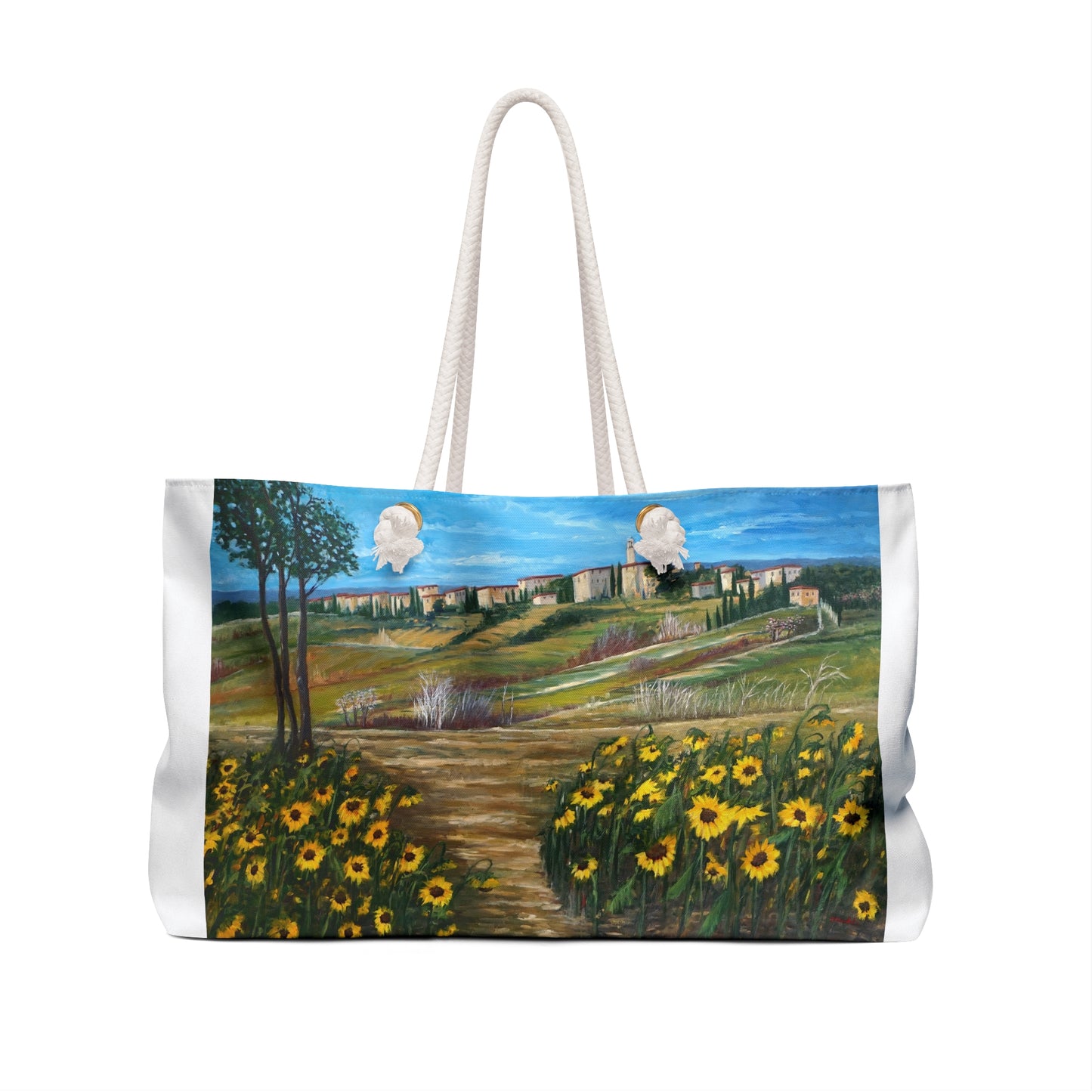 WEEKENDER BAG - THE PATH THROUGH THE SUNFLOWER FIELD