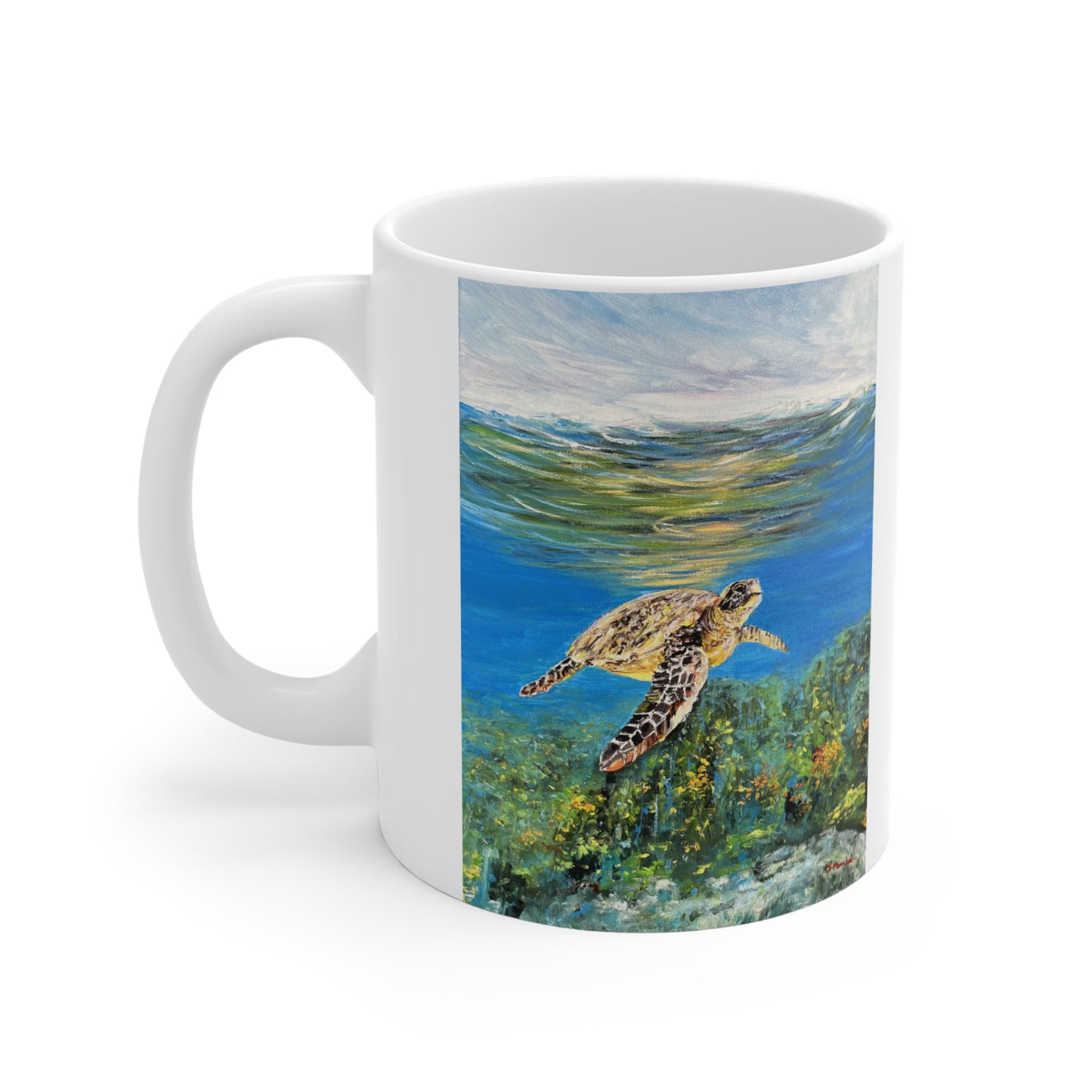 MUG 11oz - MESMERIZING SEA TURTLE