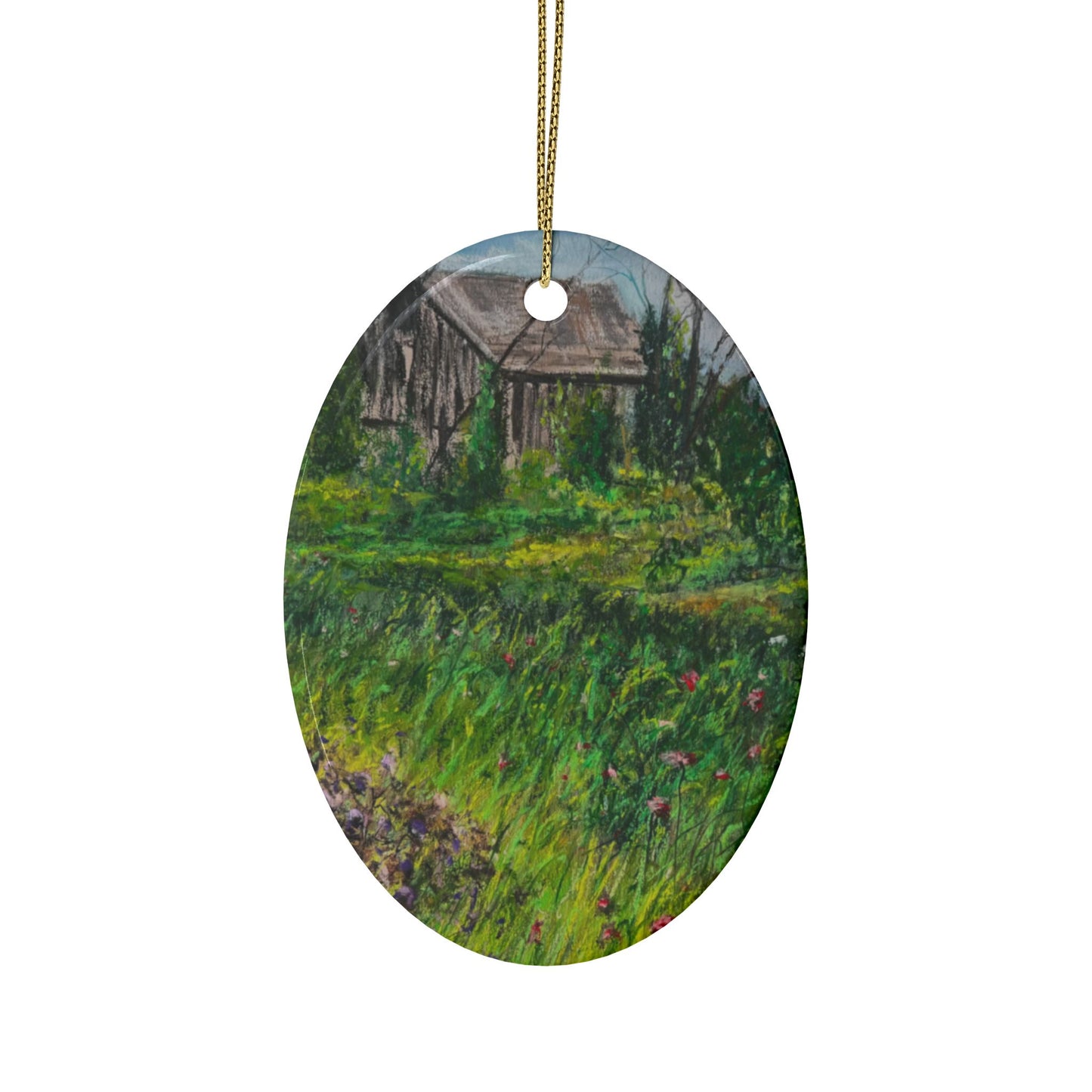 CERAMIC ORNAMENTS -TRANQUIL CABIN IN STURGEON BAY