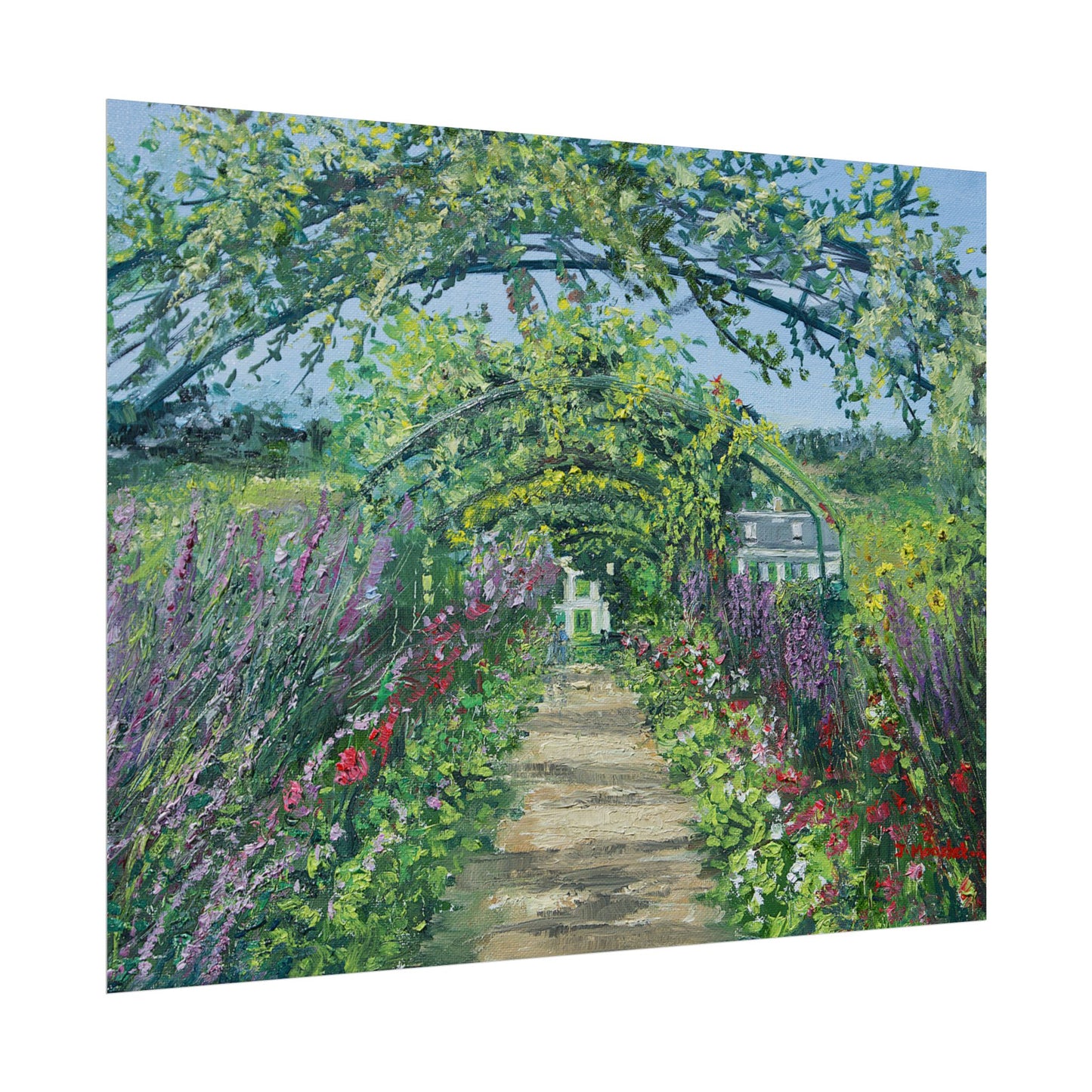 Scenic Garden Rolled Posters - Vibrant Nature Wall Art for Home Décor