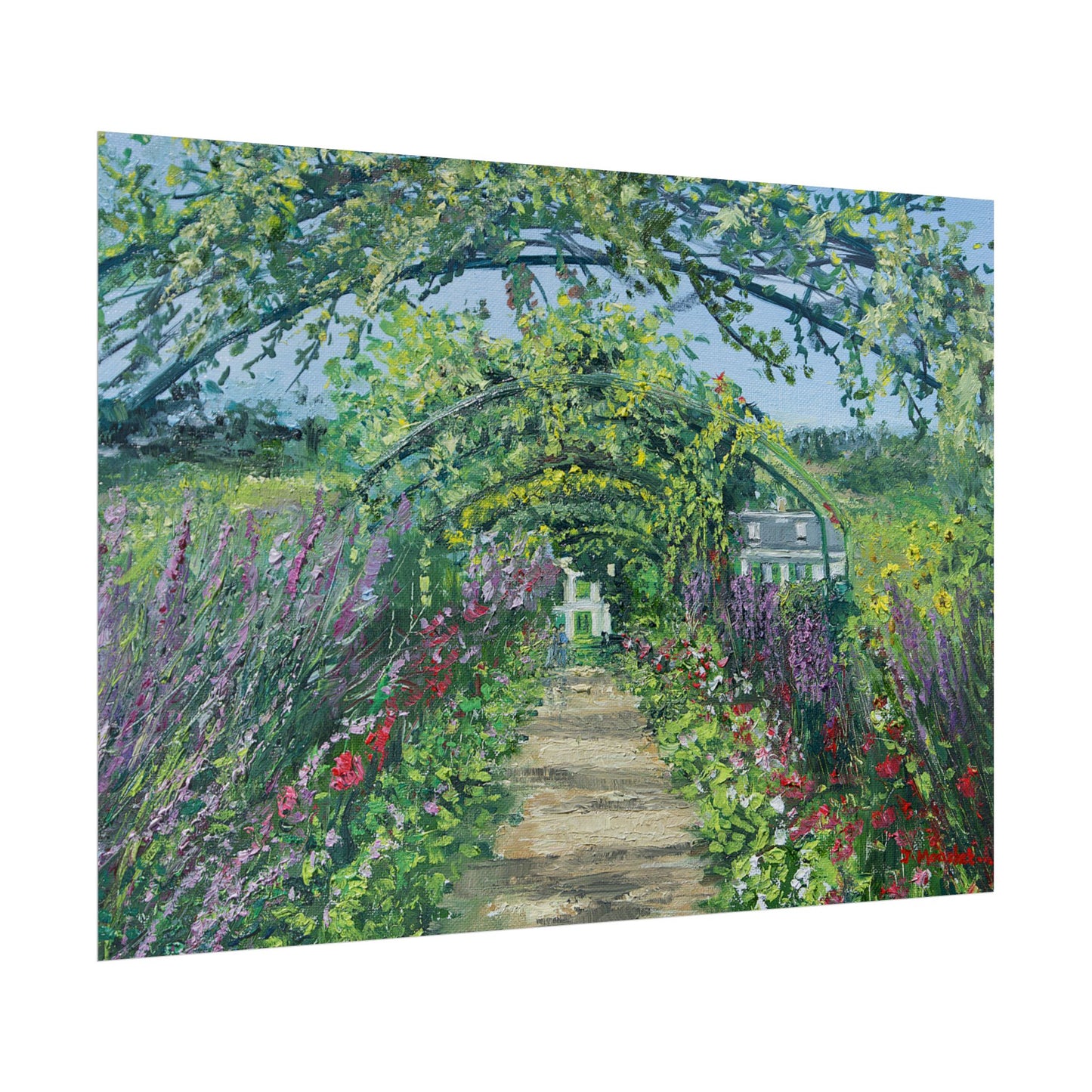 Scenic Garden Rolled Posters - Vibrant Nature Wall Art for Home Décor