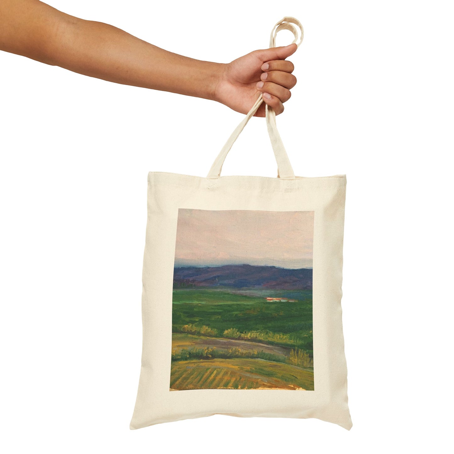 COTTON CANVAS TOTE BAG - WHISPERS OF THE VALLEY