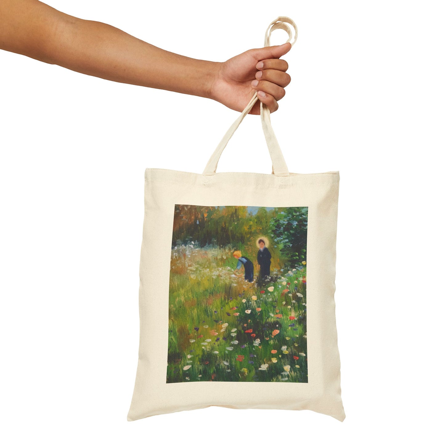 COTTON CANVAS TOTE BAG - HOMAGE TO RENOIR