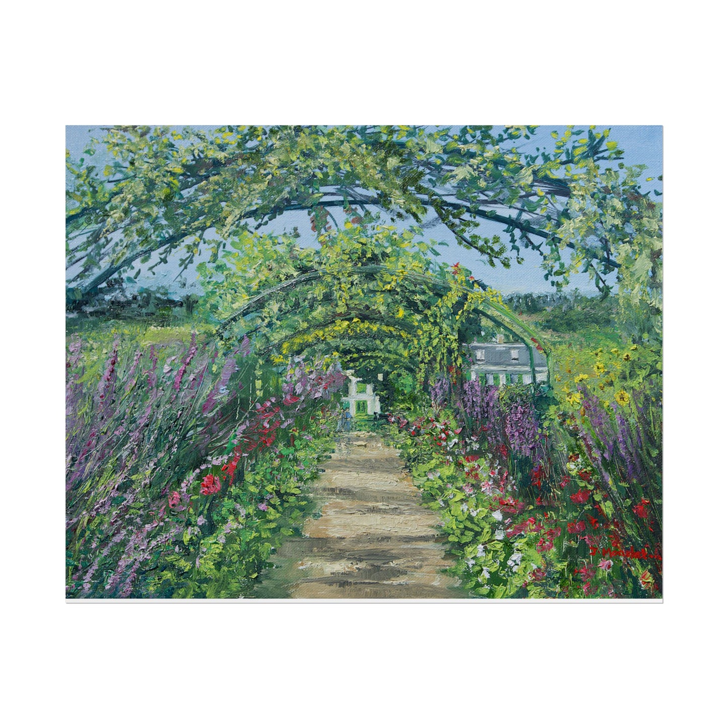 Scenic Garden Rolled Posters - Vibrant Nature Wall Art for Home Décor