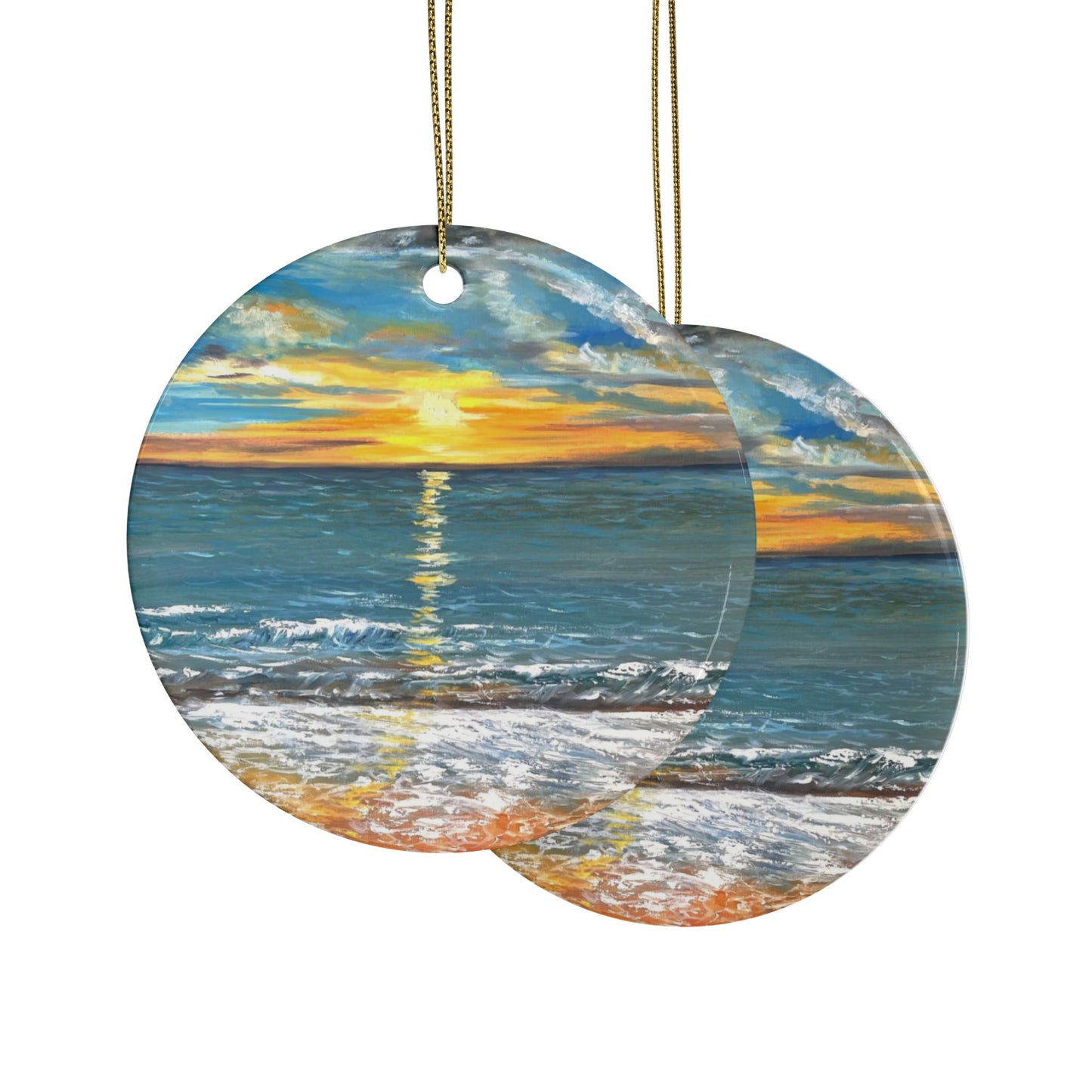 CERAMIC ORNAMENTS - PEACEFUL SUNRISE