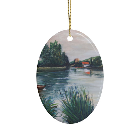 CERAMIC ORNAMENTS - THE FRENCH LAKE