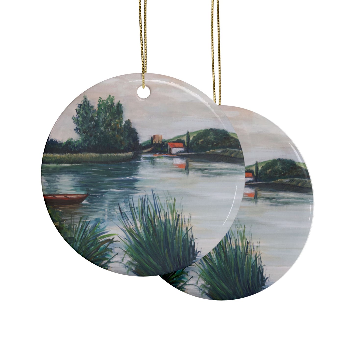 CERAMIC ORNAMENTS - THE FRENCH LAKE