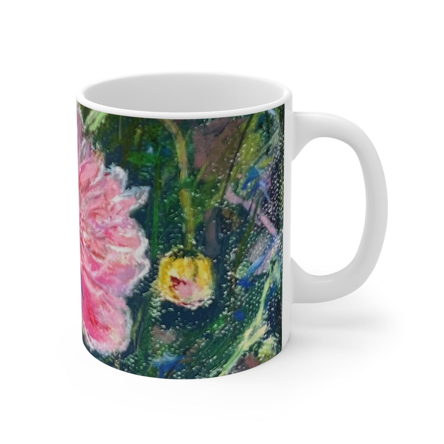 Mug 11oz - PINK BLOSSOM: VIBRANT BLOOM