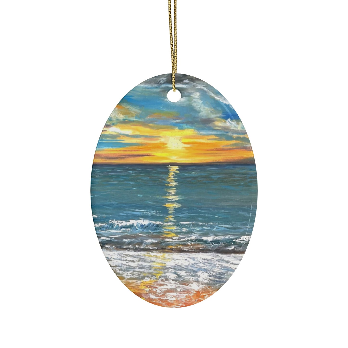 CERAMIC ORNAMENTS - PEACEFUL SUNRISE