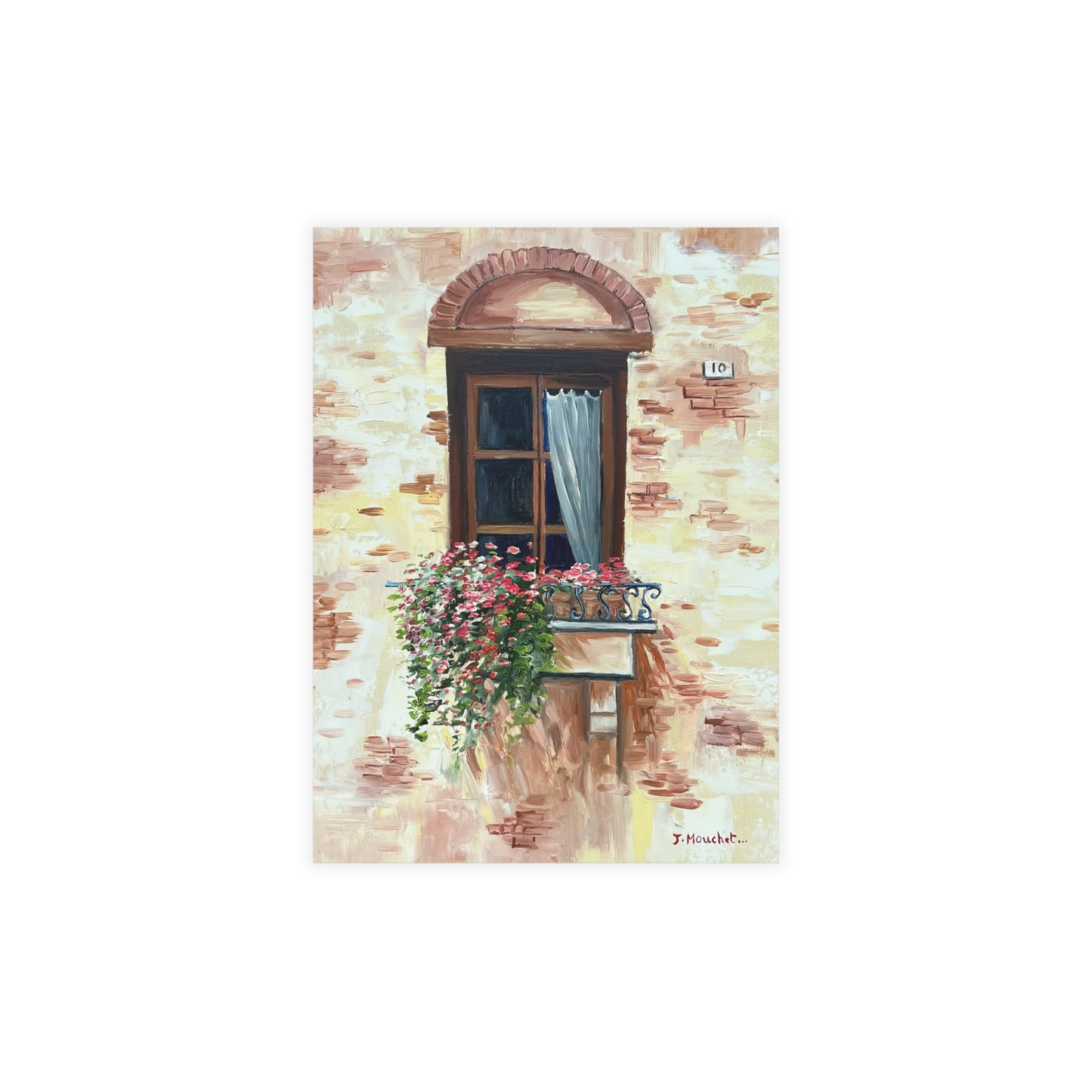 FINE ART POSTCARDS - ITALIAN WINDOW