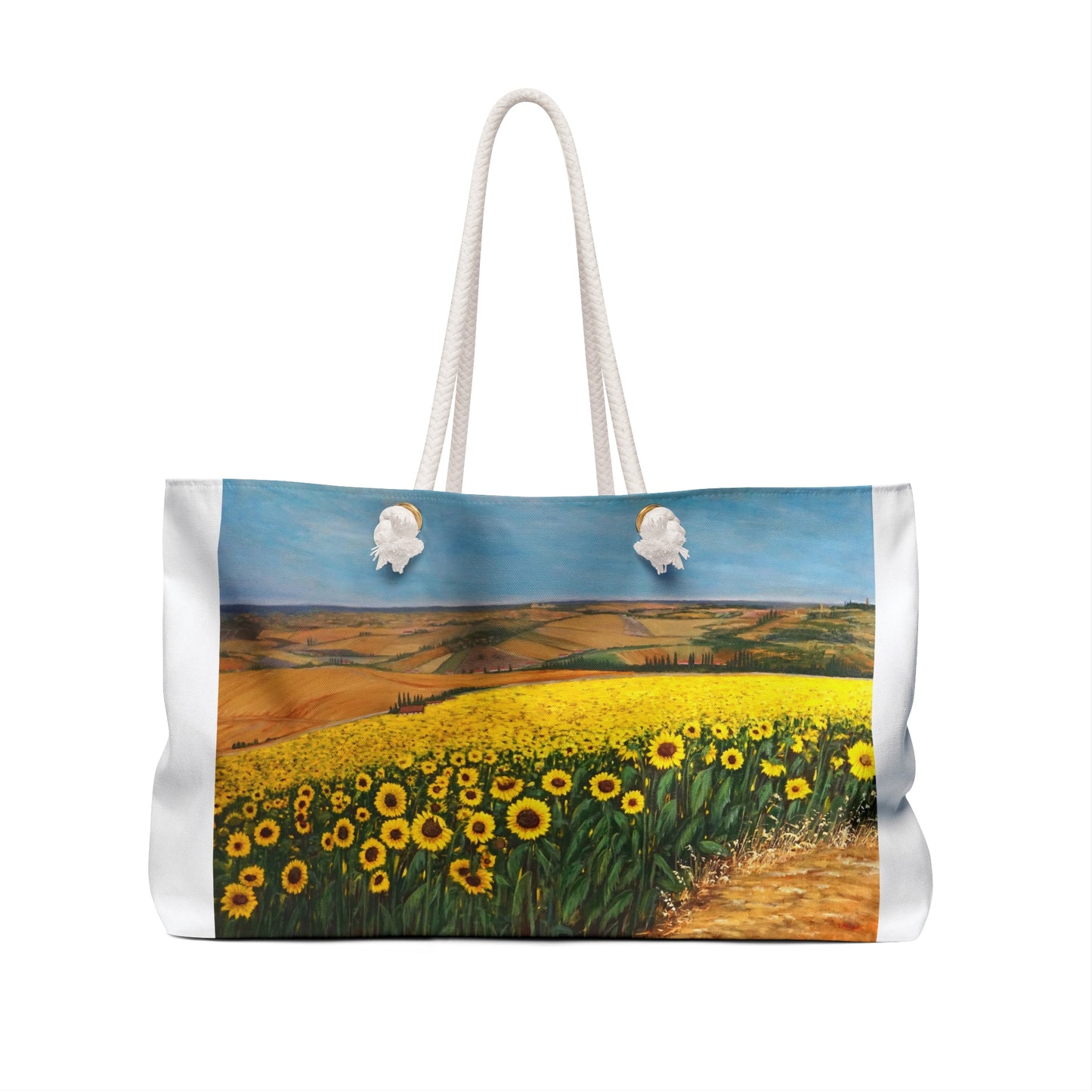 WEEKENDER BAG - SUNFLOWER FIELD OF TUSCANY