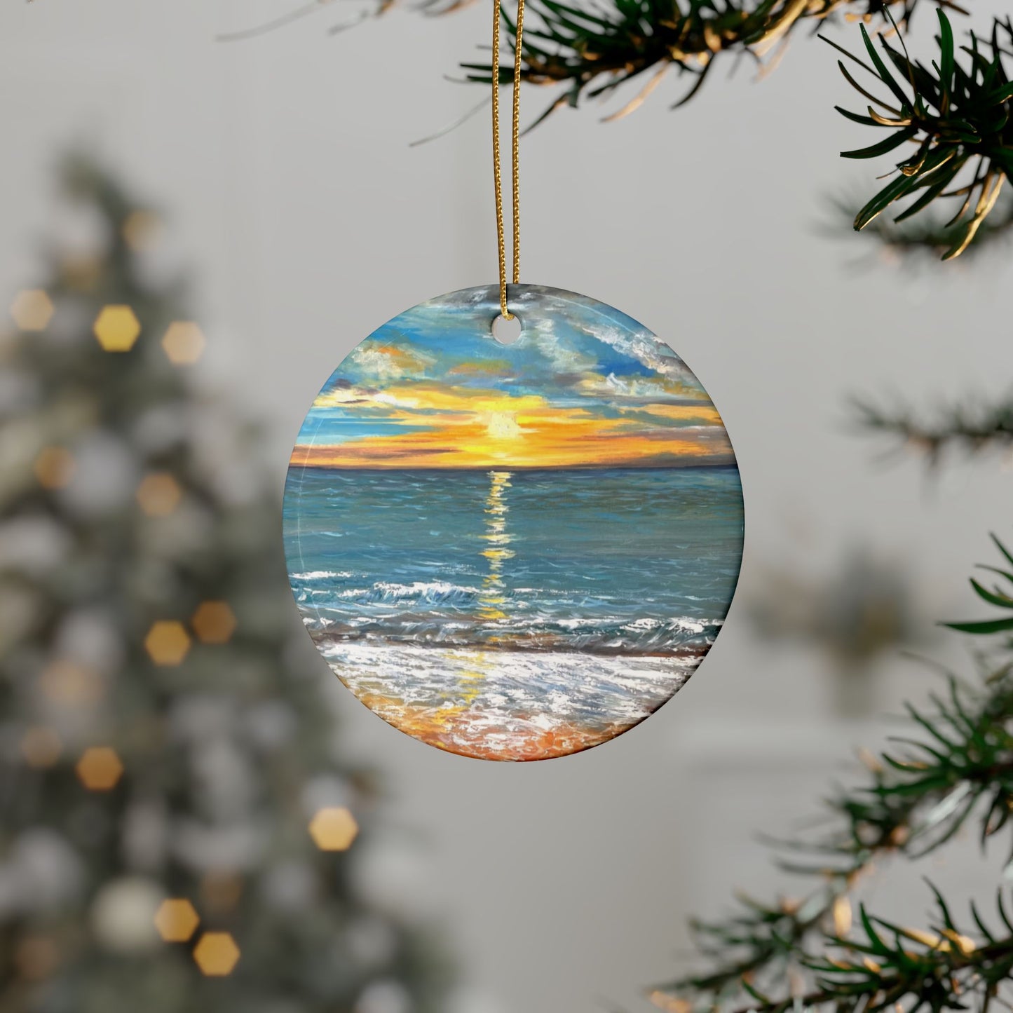 CERAMIC ORNAMENTS - PEACEFUL SUNRISE