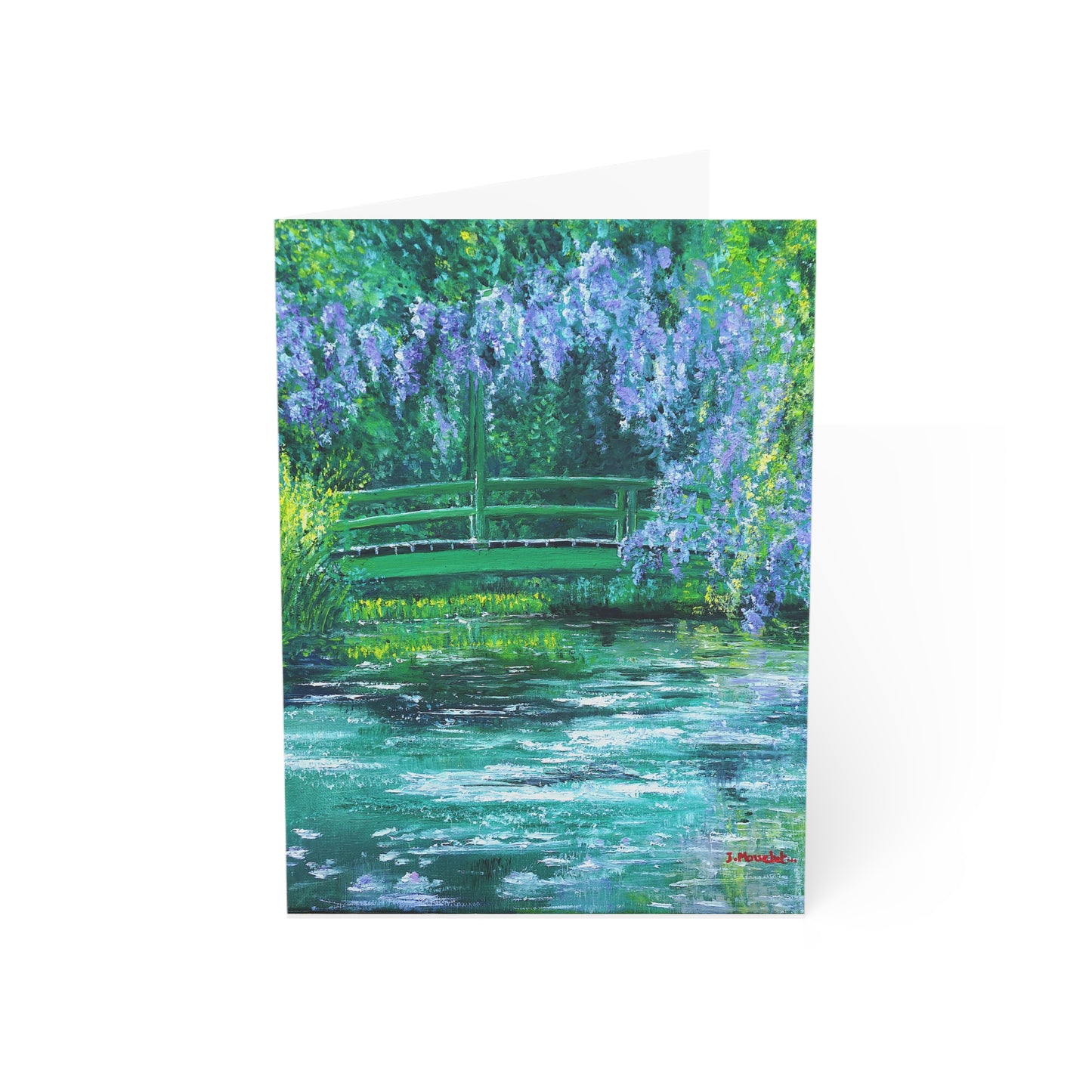 GREETING CARDS (1, 10, 30, and 50pcs) - NATURE'S REFLECTION: BRIDGES OF SERENITY