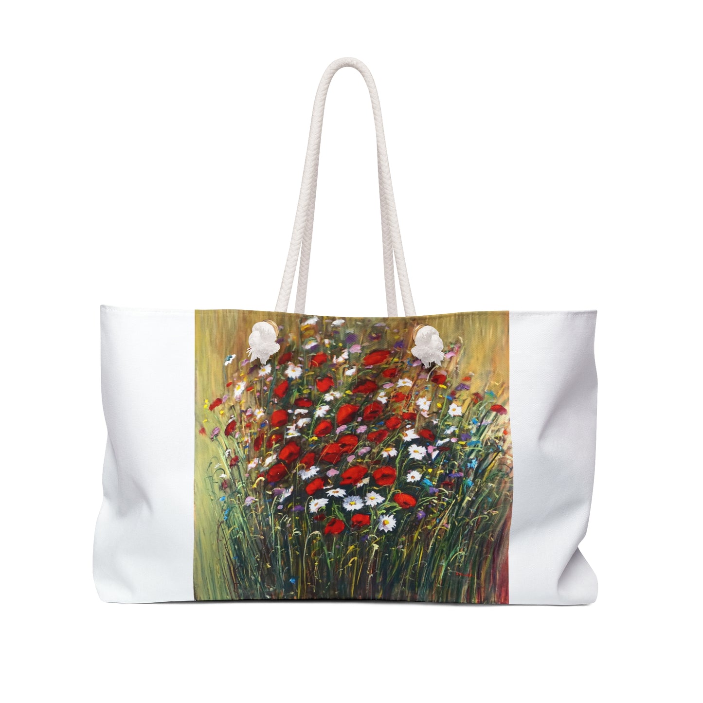 WEEKENDER BAG - WILD POPPIES AND DAISIES