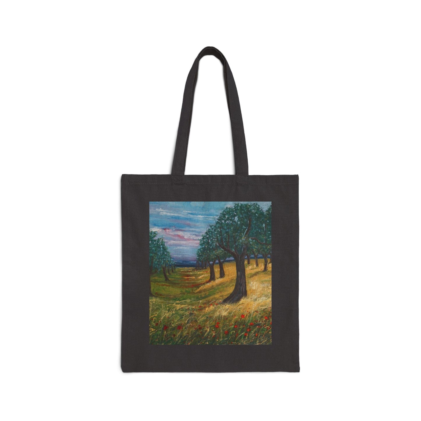 COTTON CANVAS TOTE BAG - THE OLIVE GROVE