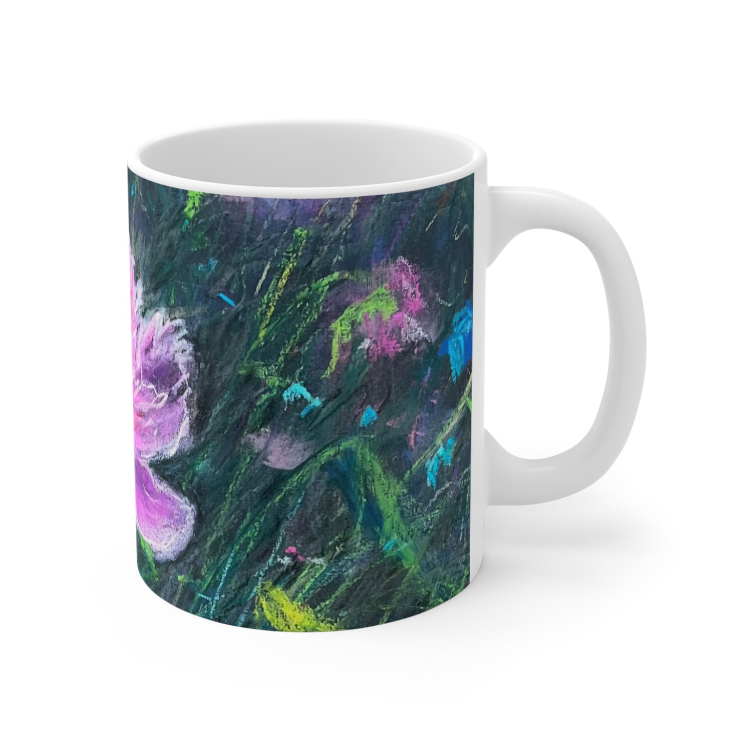 MUG 11oz - PINK BLOSSOM: SERENE ELEGANCE