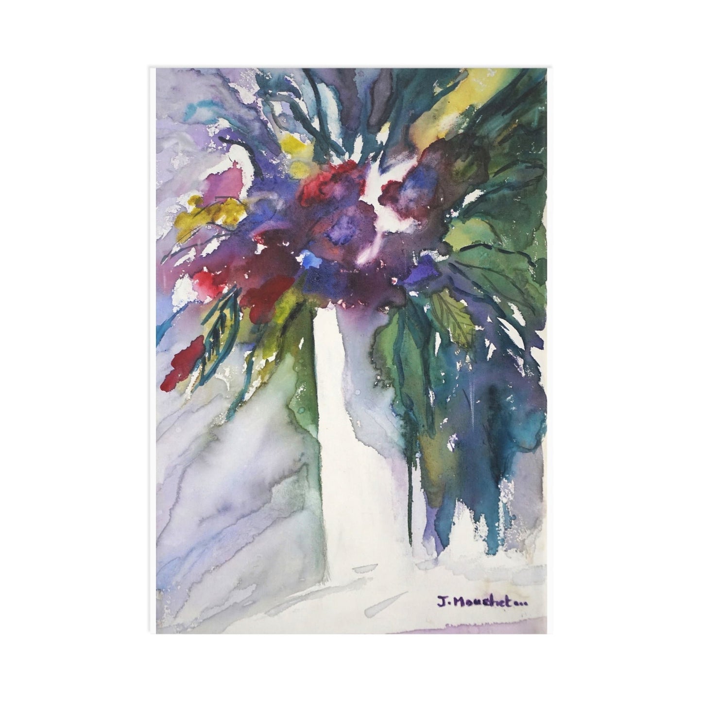 FINE ART POSTCARDS - MIXED FLOWER BOUQUET