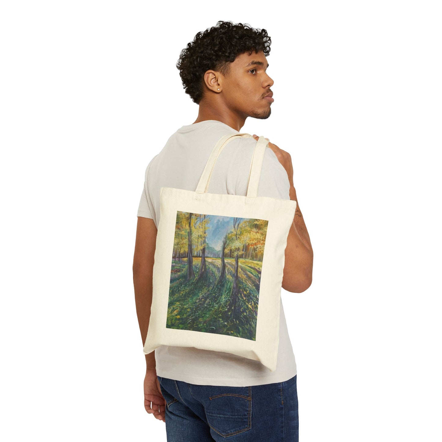 COTTON CANVAS TOTE BAG - THE FALL