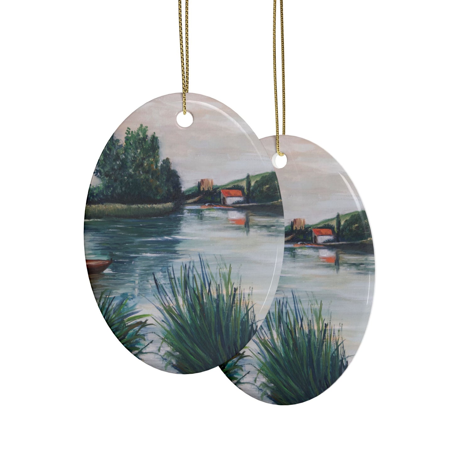 CERAMIC ORNAMENTS - THE FRENCH LAKE