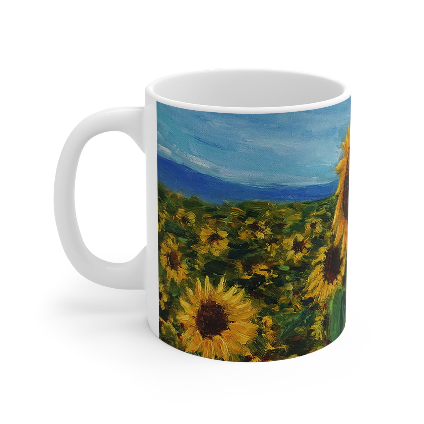 MUG 11oz - HAPPINESS: A SUNFLOWER HAVEN