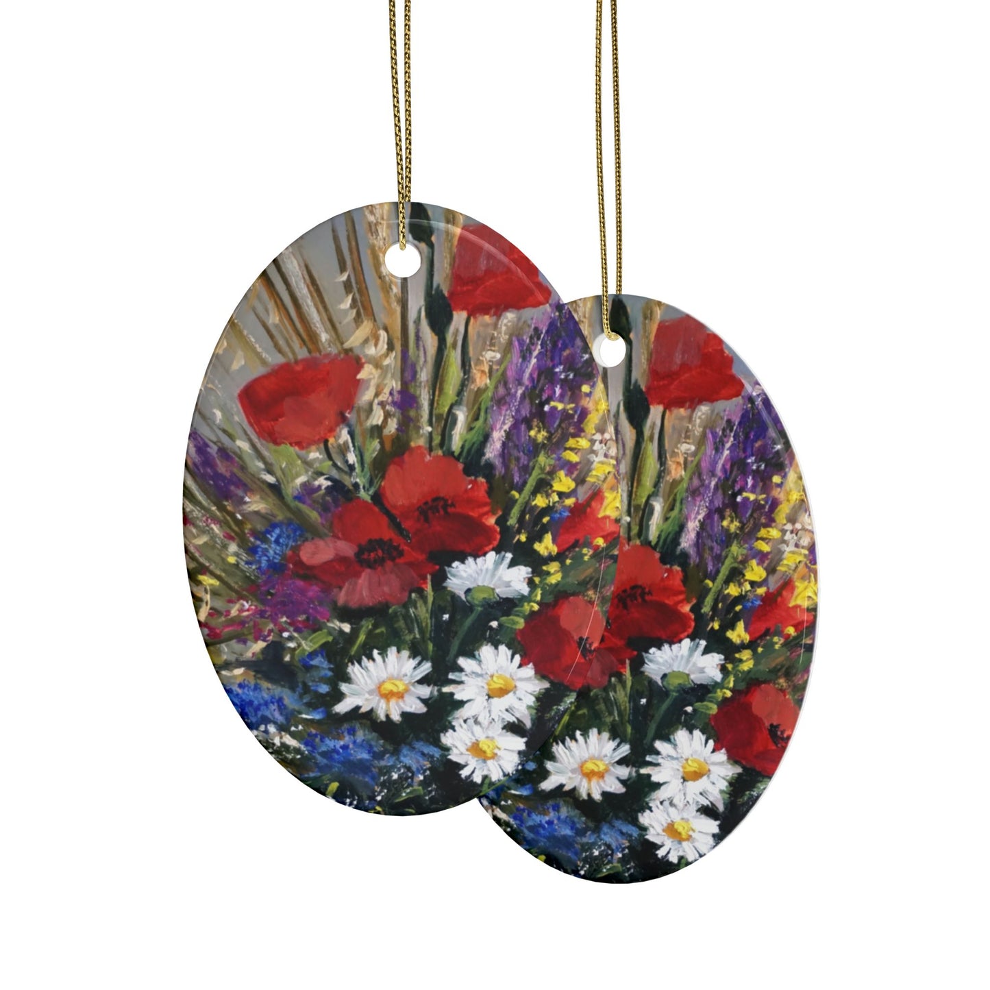 CERAMIC ORNAMENTS - BOUQUET OF WILD FLOWERS