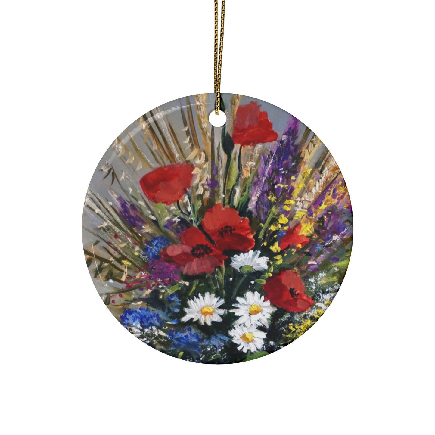 CERAMIC ORNAMENTS - BOUQUET OF WILD FLOWERS