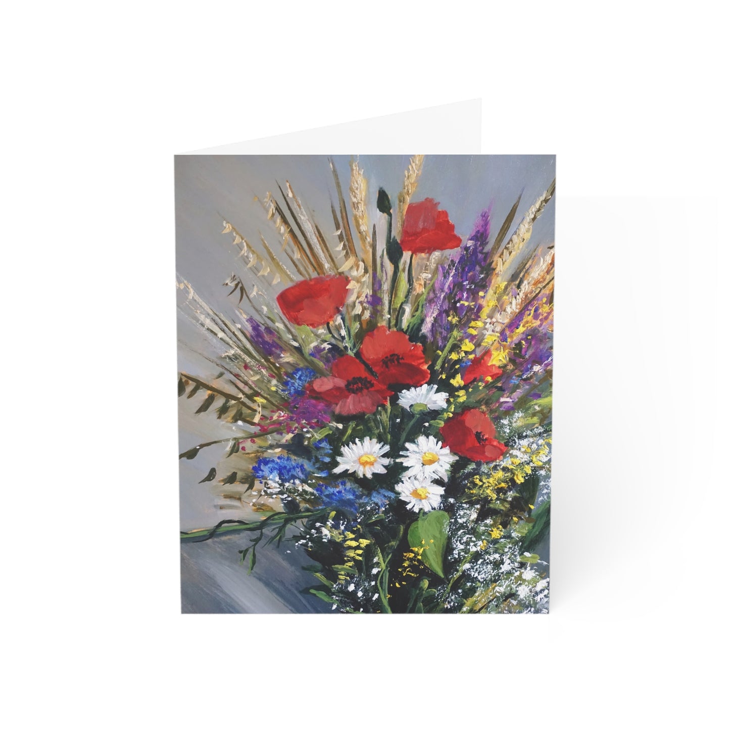 GREETING CARDS (1, 10, 30, and 50pcs) - BOUQUET OF WILD FLOWERS