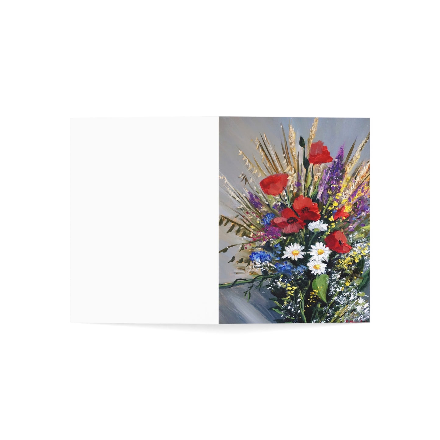 GREETING CARDS (1, 10, 30, and 50pcs) - BOUQUET OF WILD FLOWERS