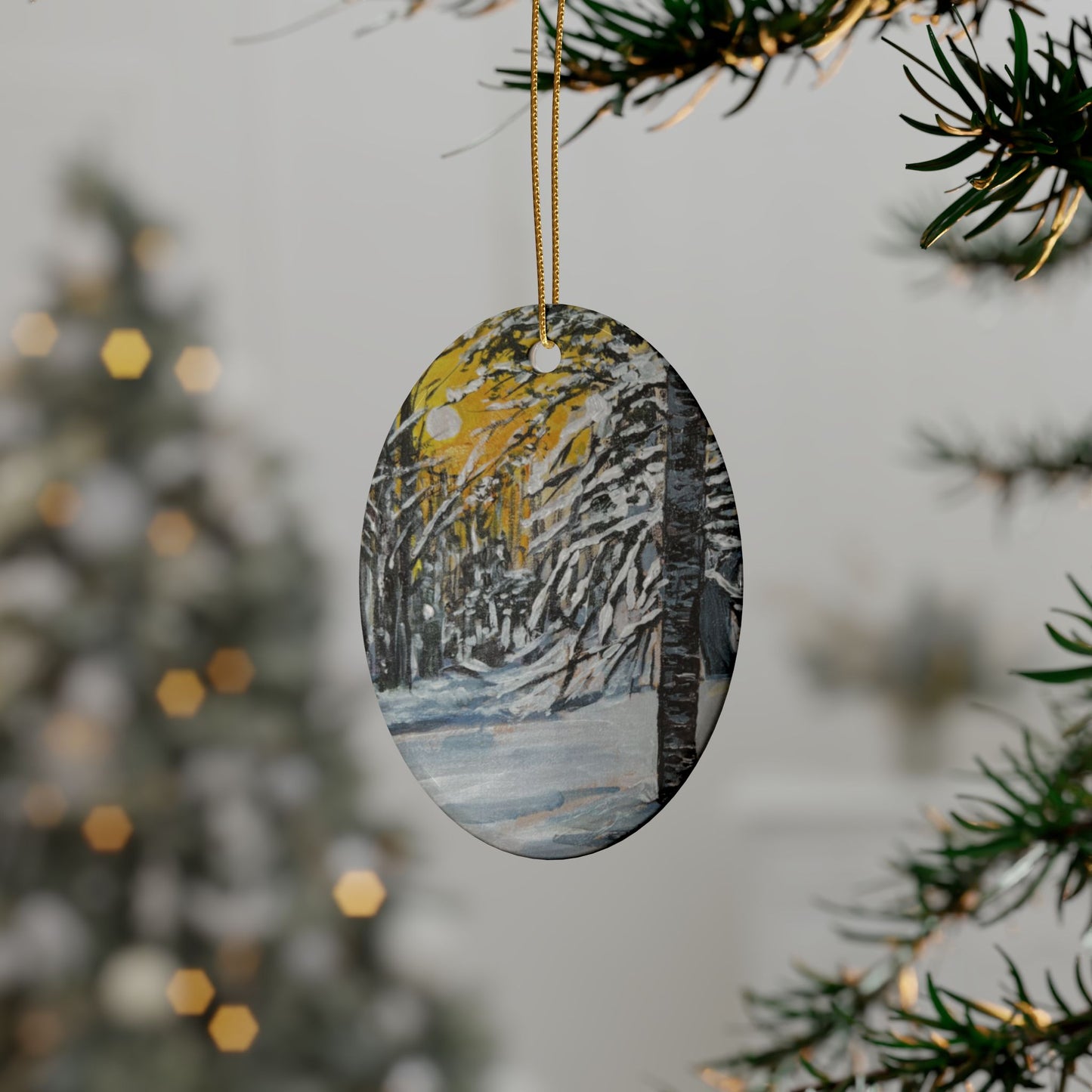 CERAMIC ORNAMENTS - FORESTA BIANCA