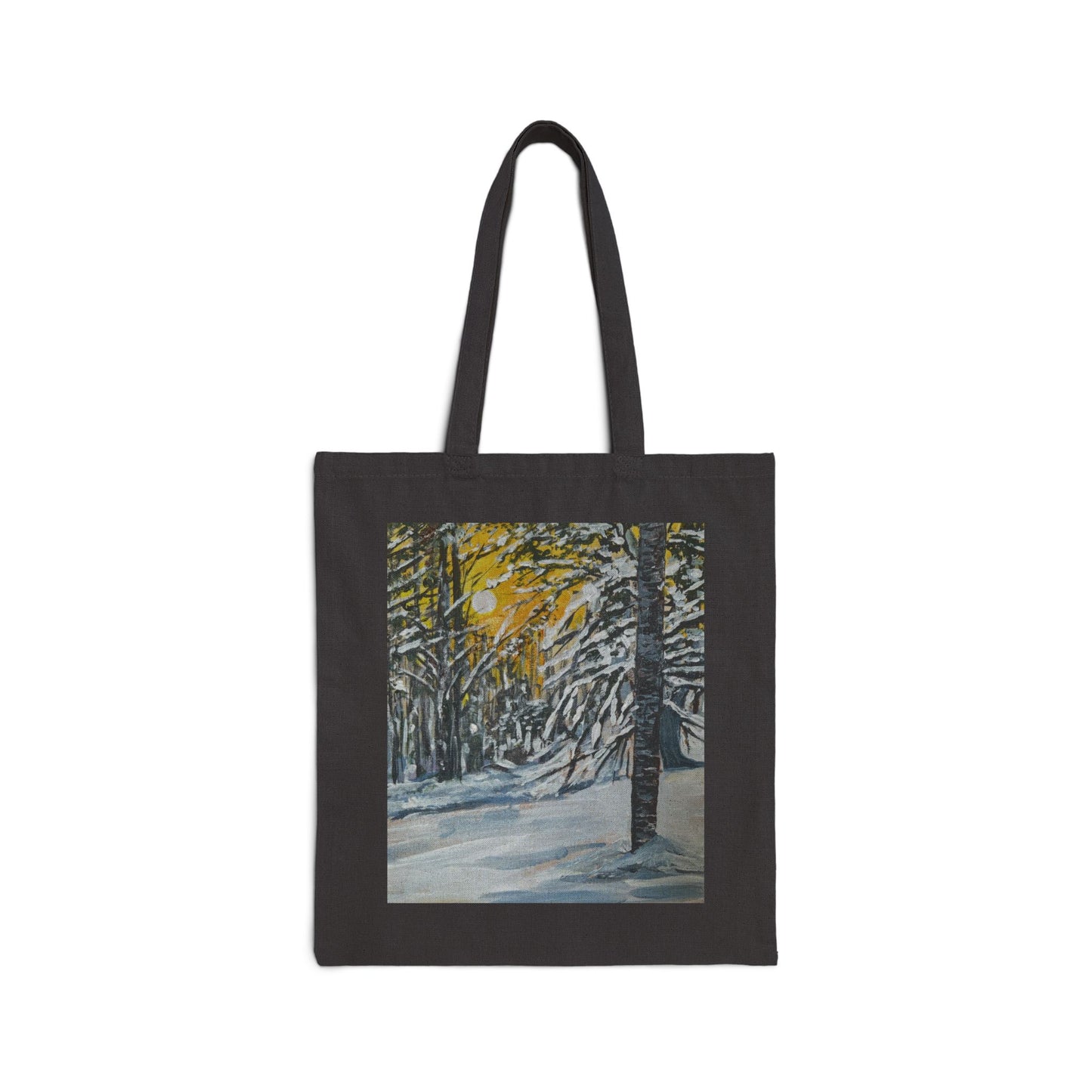 COTTON CANVAS TOTE BAG - FORESTA BIANCA