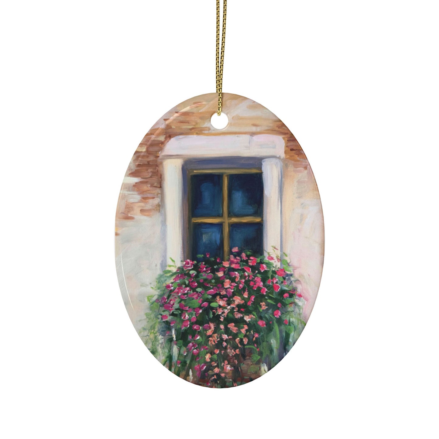 CERAMIC ORNAMENTS - CHARMING ITALIAN WINDOW