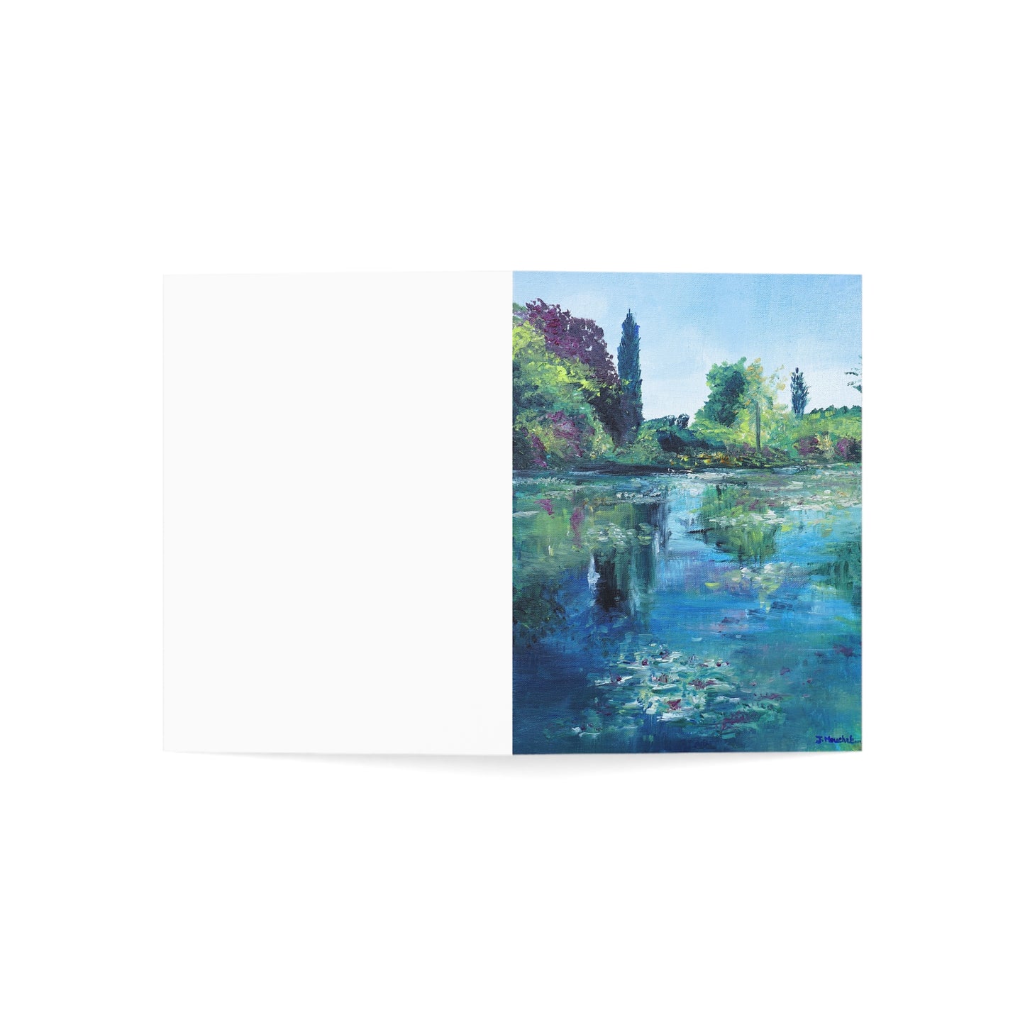 GREETING CARDS (1, 10, 30, and 50pcs) - WATER LILIES