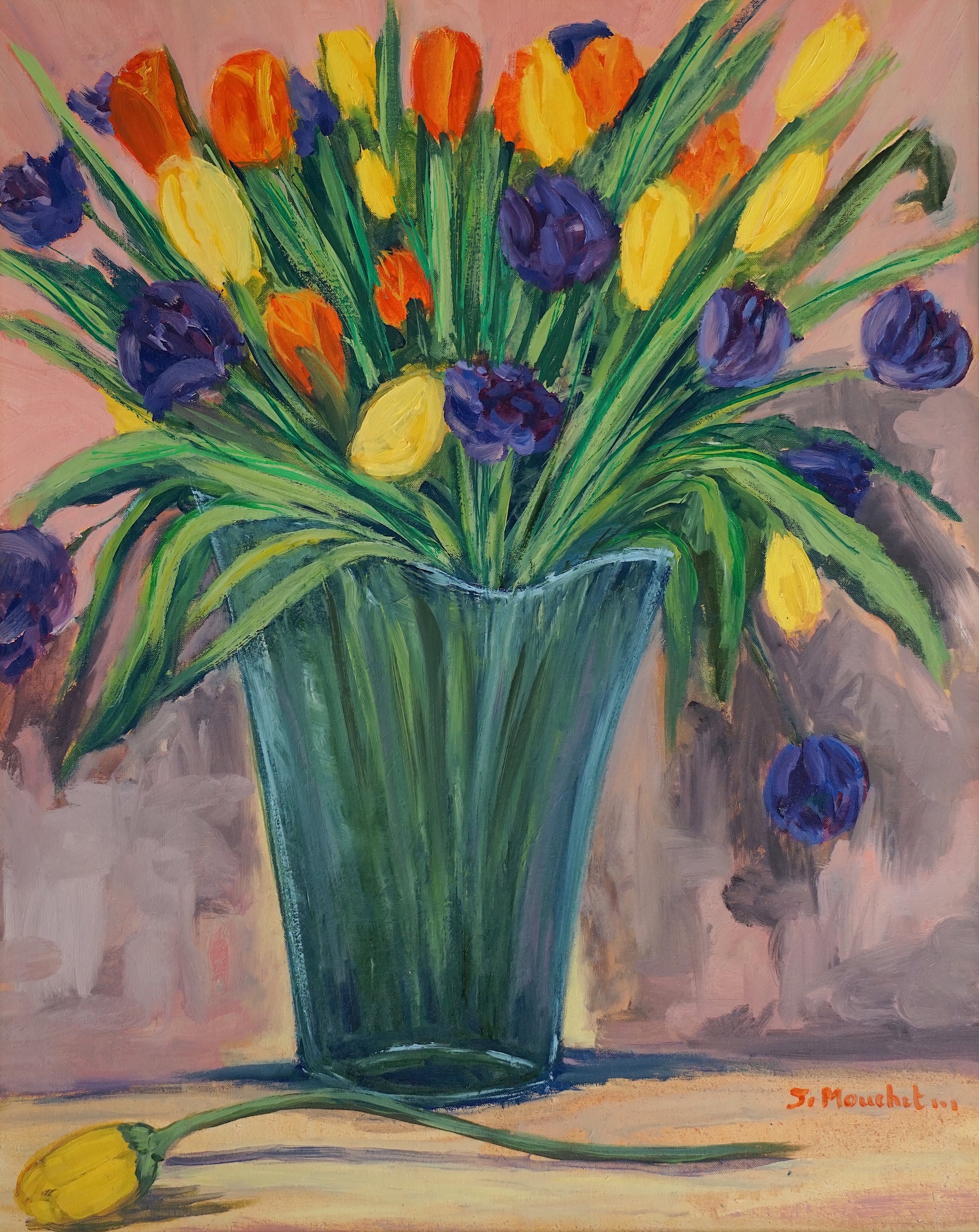 ETERNAL BLOOM: A BIRTHDAY BOUQUET OF LOVE | J Mouchet Fine Art