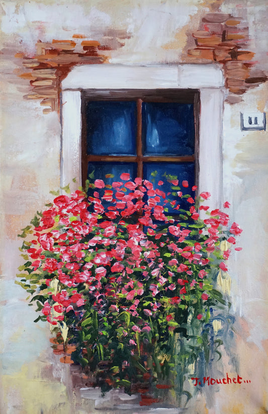 BLOOMING FLOWERS / for beautiful Italian window art prints