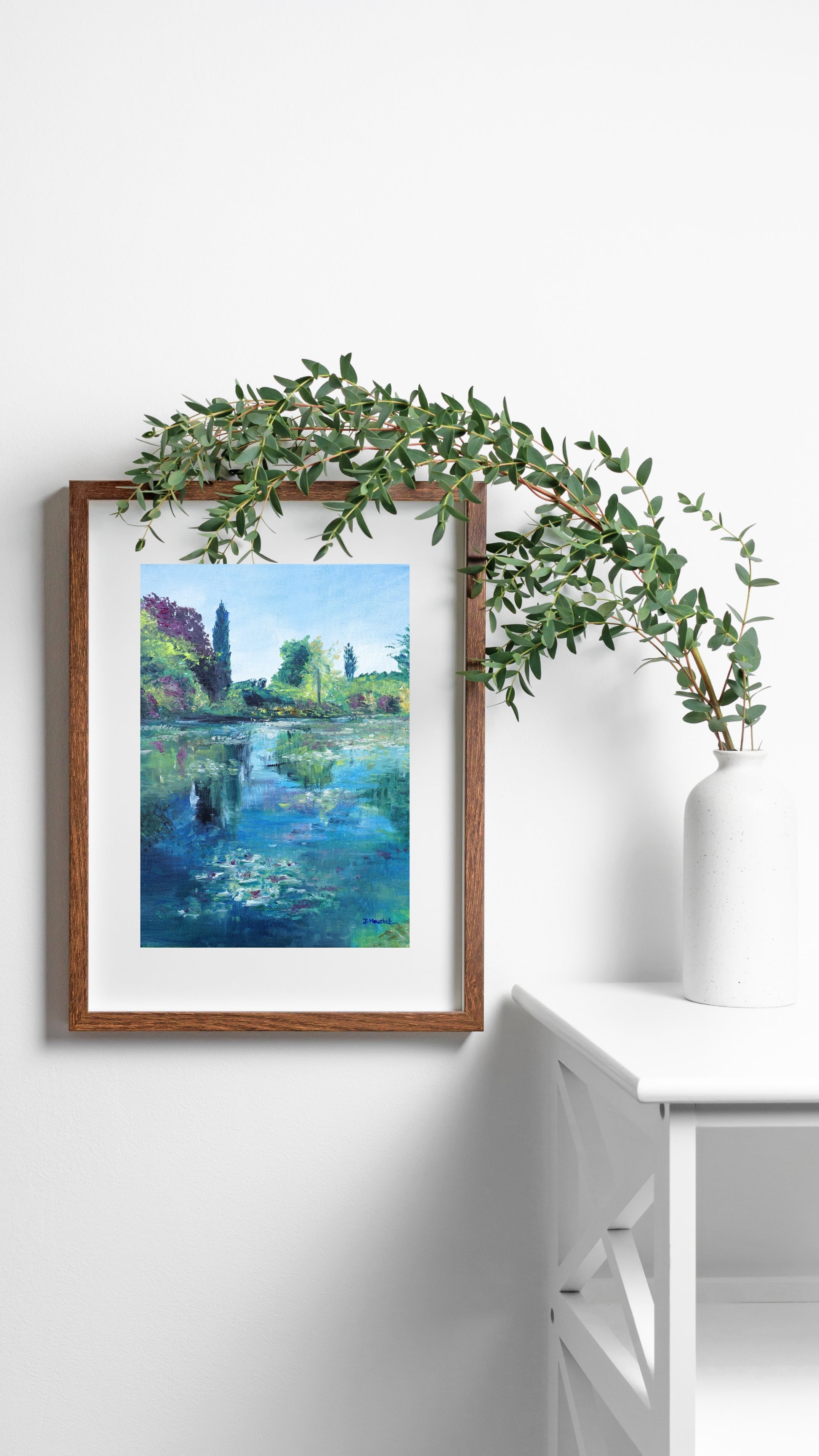 The lake at Giverny France home of Claude Monet