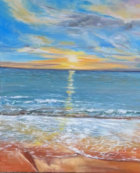 PEACEFUL SUNRISE - J Mouchet Fine Art