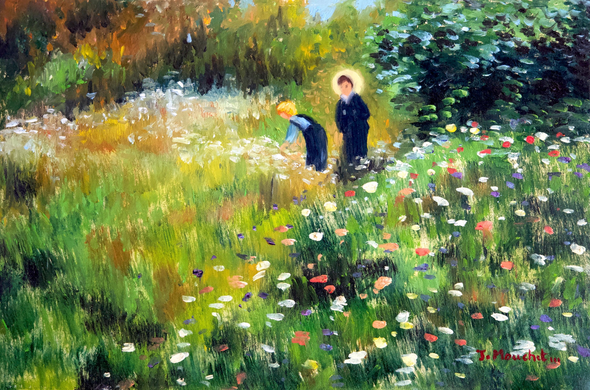 HOMAGE TO RENOIR - J Mouchet Fine Art