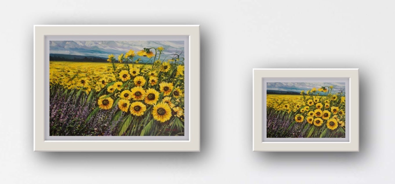 SUNFLOWERS - J Mouchet Fine Art