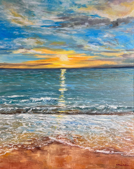 PEACEFUL SUNRISE - J Mouchet Fine Art