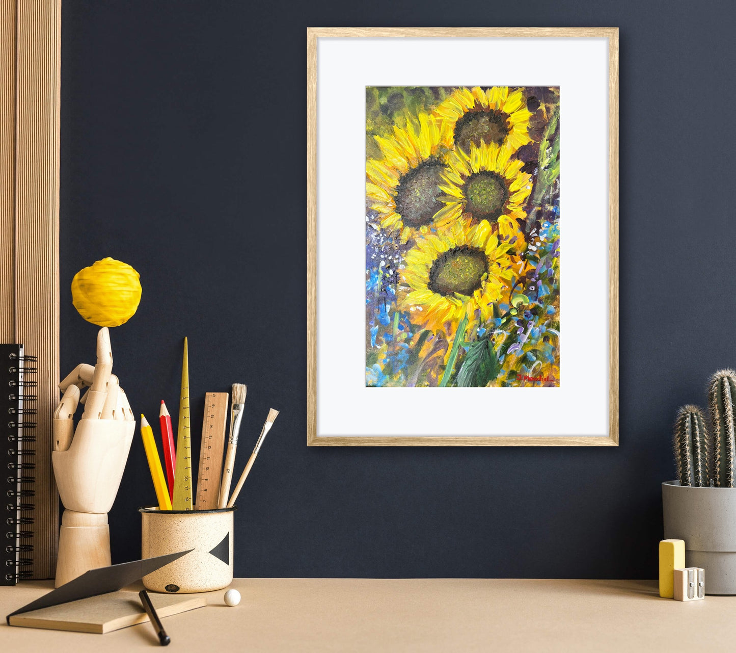 GIRASOLI (Sunflowers) - J Mouchet Fine Art